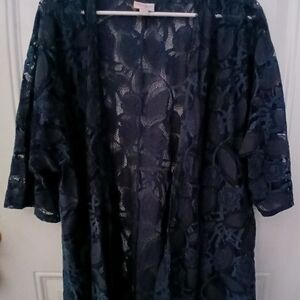LuLaRoe Blue Lace Cardigan